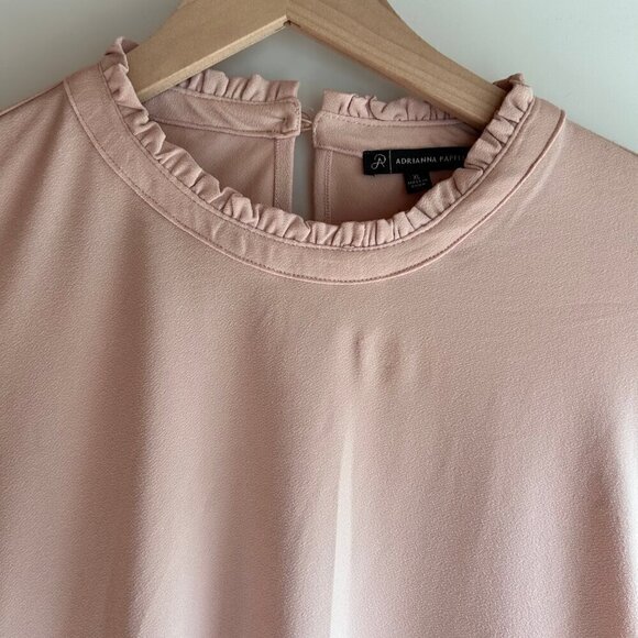 Adrianna Papell Women's Top Size XL/14 Salmon Peach - Picture 3 of 6